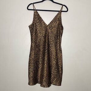 Leopard Slip Dress